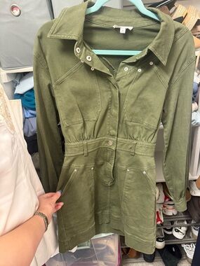 Steve Madden Olive Green Utility Jacket